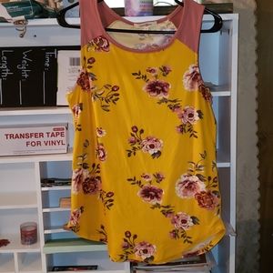 Juniors size M - Floral Tank Top